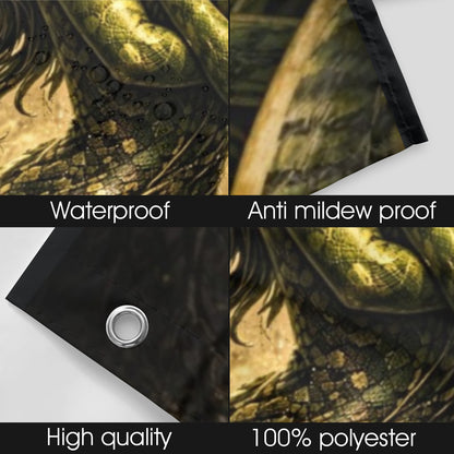 Plant Love Shower Curtain Snake Plant 72" x 72"