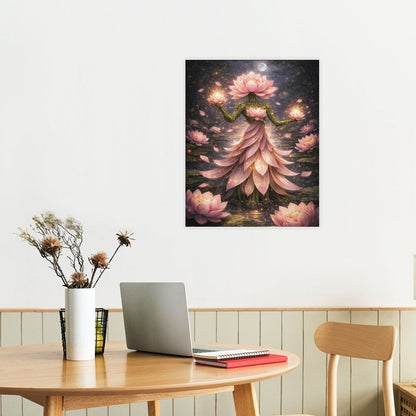 20"x16" Canvas Print Lotus