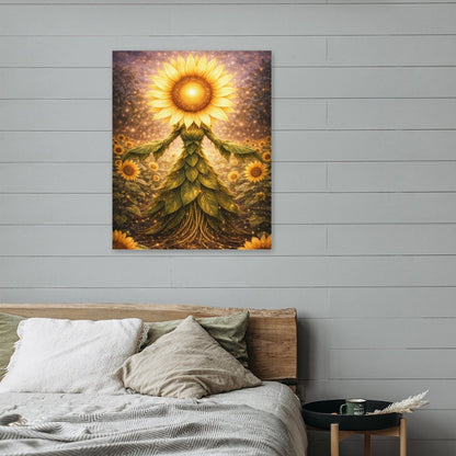 20"x16" Canvas Print Sunflower