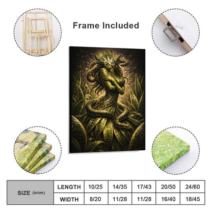 20"x16" Canvas Print Snake Plant