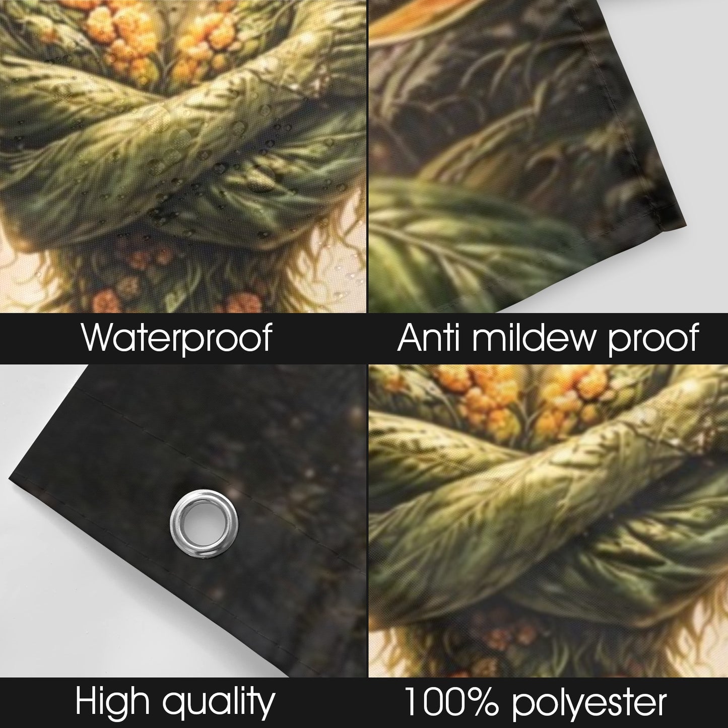Plant Love Shower Curtain Bird of Paradise 72" x 72"