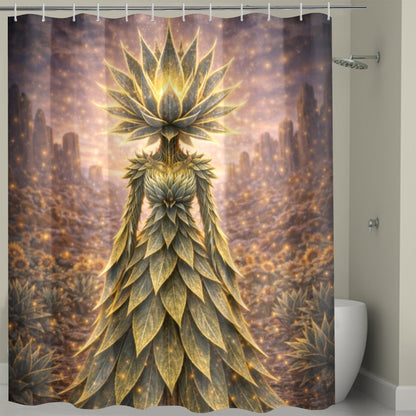 Plant Love Shower Curtain Agave 72" x 72"