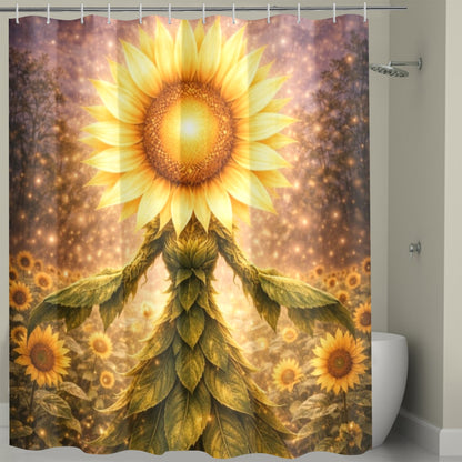 Plant Love Shower Curtain Sunflower 72" x 72"
