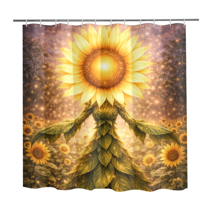 Plant Love Shower Curtain Sunflower 72" x 72"