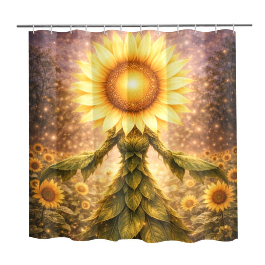 Plant Love Shower Curtain Sunflower 72" x 72"
