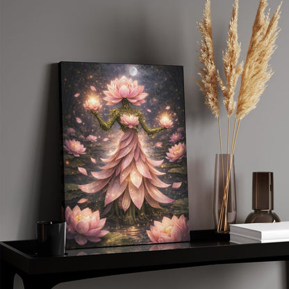 20"x16" Canvas Print Lotus