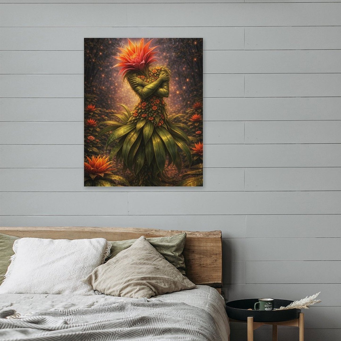 20"x16" Canvas Print Bromeliad