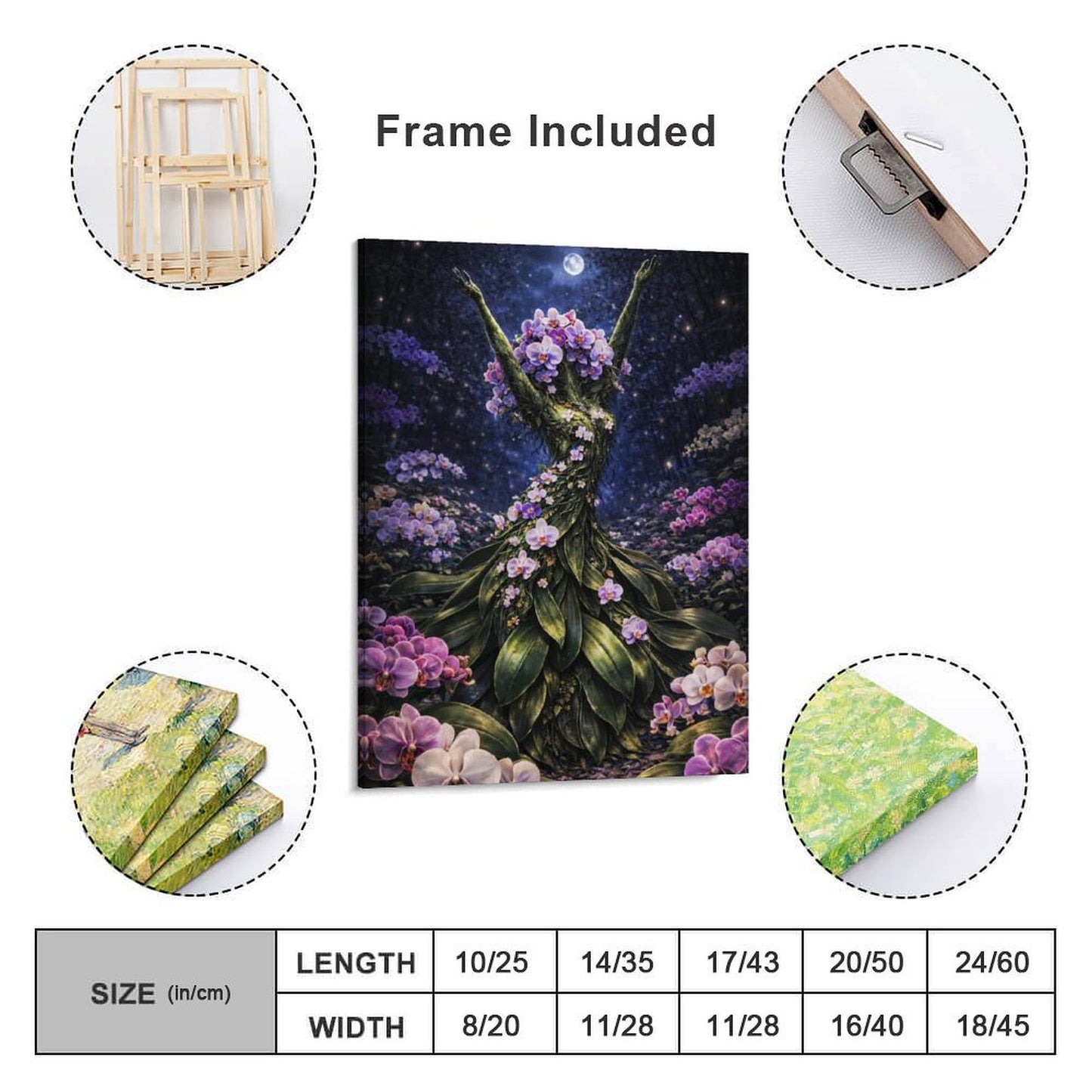 20"x16" Canvas Print Lily
