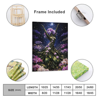 20"x16" Canvas Print Lily