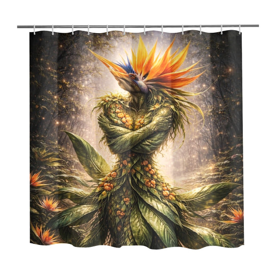 Plant Love Shower Curtain Bird of Paradise 72" x 72"